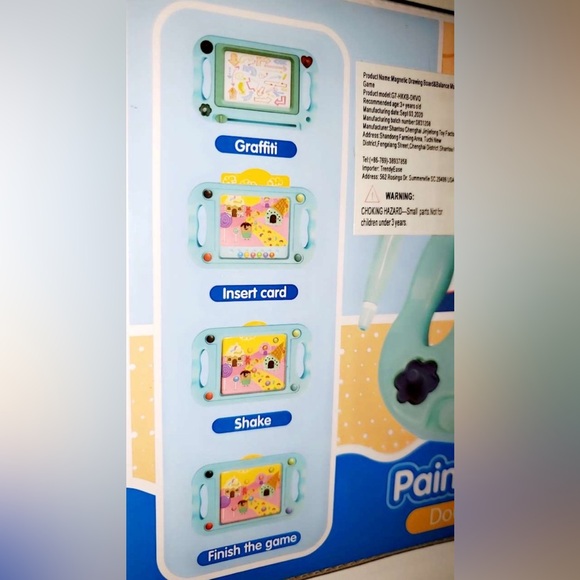 2 Side Magnetic Erasable Doodle Writing Pad | NIB - Picture 10 of 11